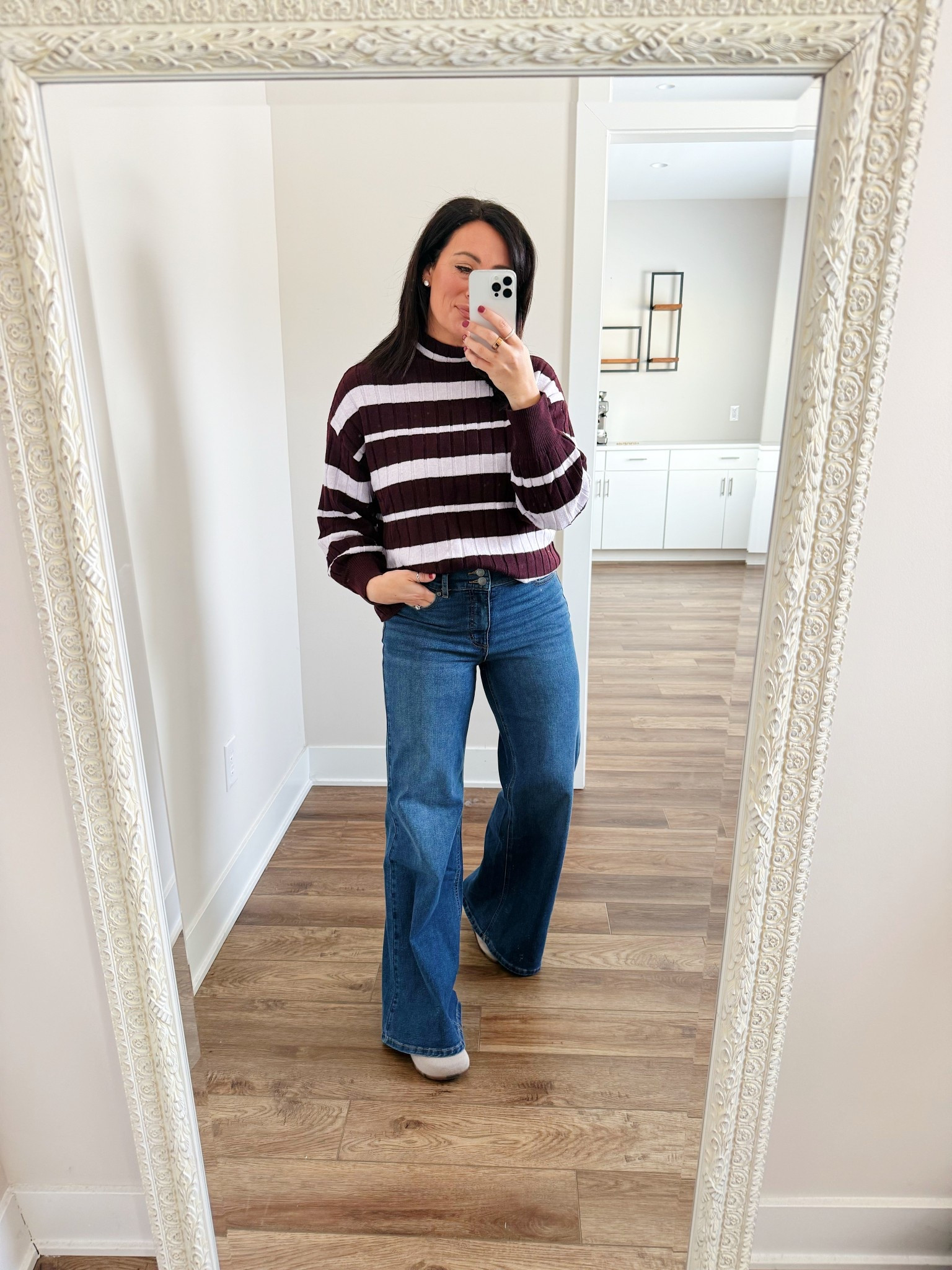 WALMART HAUL 
• large top but true to size 
• size 6 denim 


#LTKFindsUnder50 #LTKGiftGuide #LTKootd