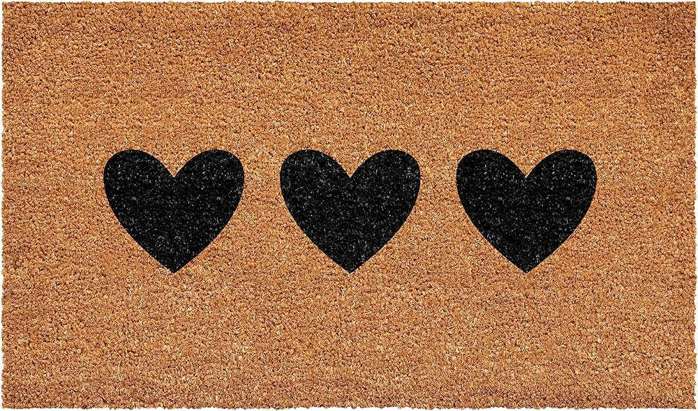 Calloway Mills Trio Hearts Doormat, 12" x 24" | Amazon (US)