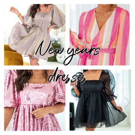 Nye dresses. New years dress. Sequin dress. Little black dress. Plus size dress. Pink lily dress. Pink dress. Grey dress. Pink dress 

#LTKsalealert #LTKHoliday #LTKunder100