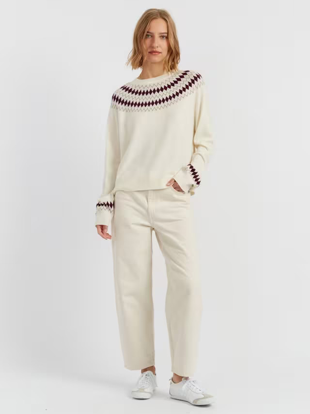 Chinti & Parker Fair Isle Wool and Cashmere Blend Sweater | John Lewis (UK)