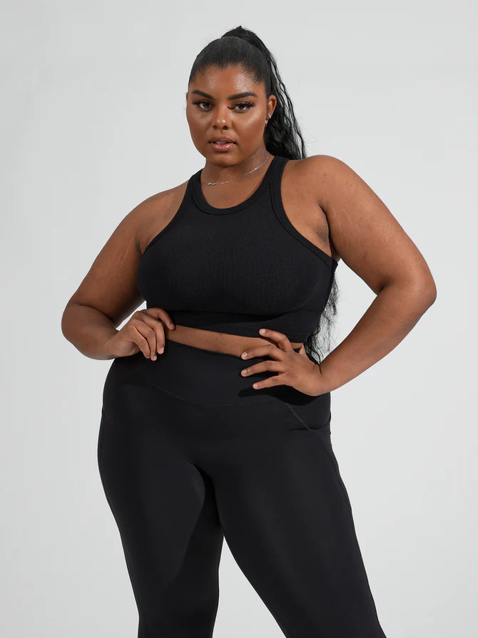 Ribbed Seamless Tank - Stardust | Buffbunny