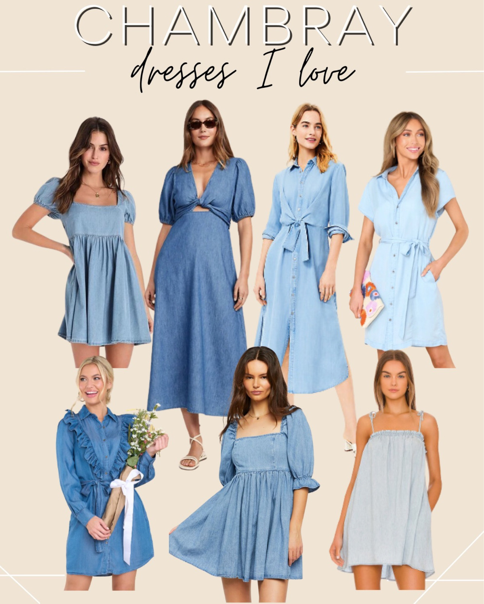 Chambray dresses I am loving!! 💙

Spring dresses, spring style, summer style, dresses,  blue dresses, denim 

#LTKstyletip #LTKSeasonal