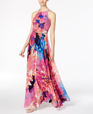 INC International Concepts Floral-Print Maxi Dress, Only at Macy's | Macys (US)