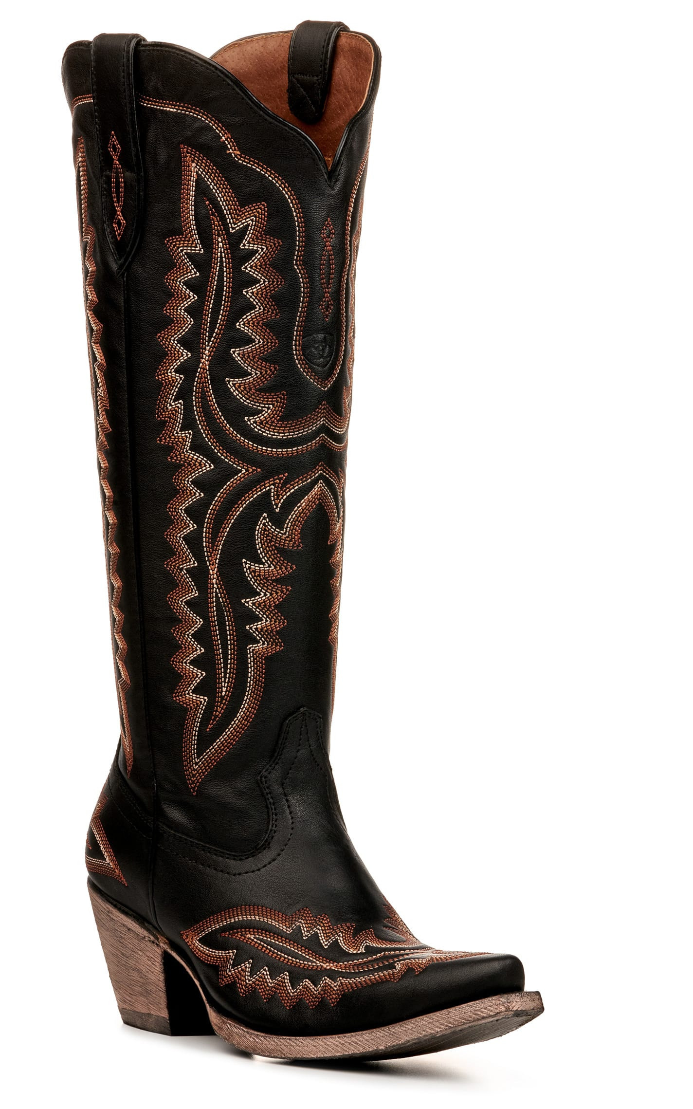 Ariat Women's Casanova Brooklyn Black Snip Toe Tall Cowboy Boots - 5.5xB - From Cavender's | Cavender's