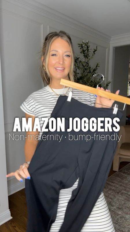 Amazon joggers that are non-maternity but bump-friendly and SO comfy! 

Wearing a medium in the joggers
Large in the zipup



#LTKbump #LTKfindsunder50 #LTKActive