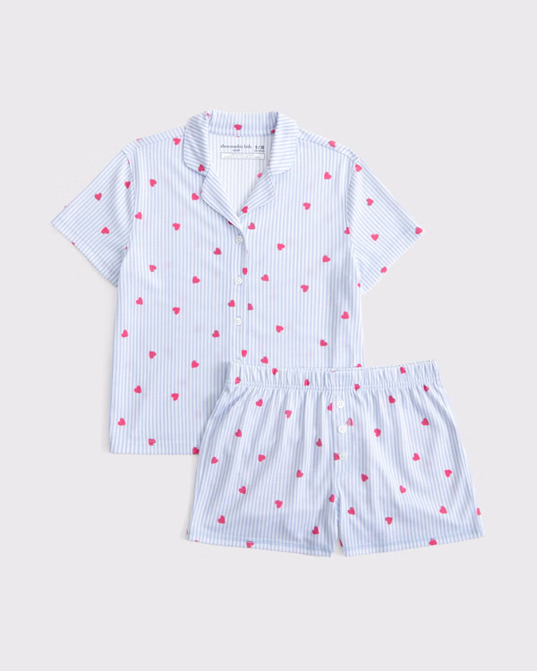 girls shorts pajama set | girls | Abercrombie.com | Abercrombie & Fitch (US)