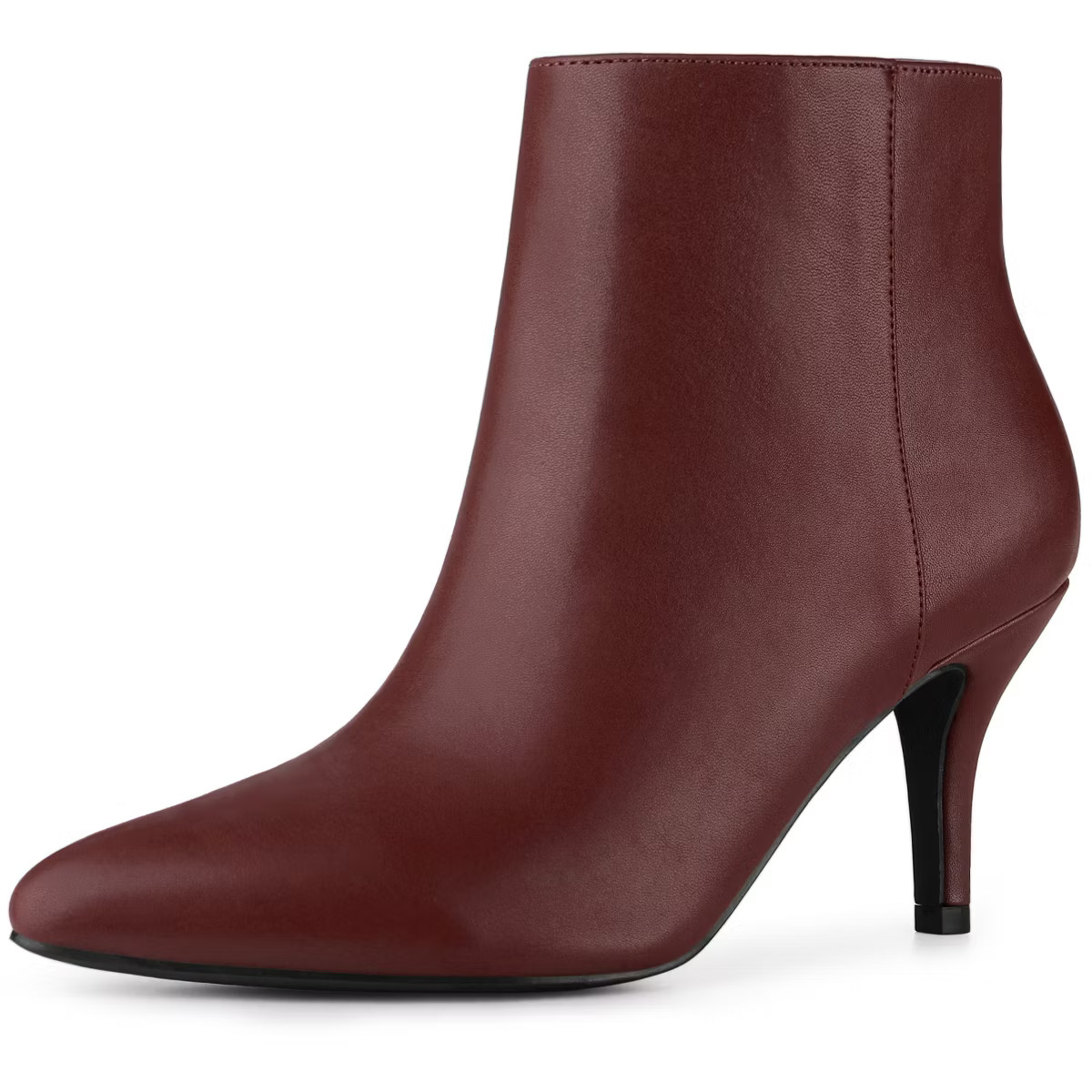 Perphy Women's Pointed Toe Side Zipper Stiletto Heel Ankle Booties | Target