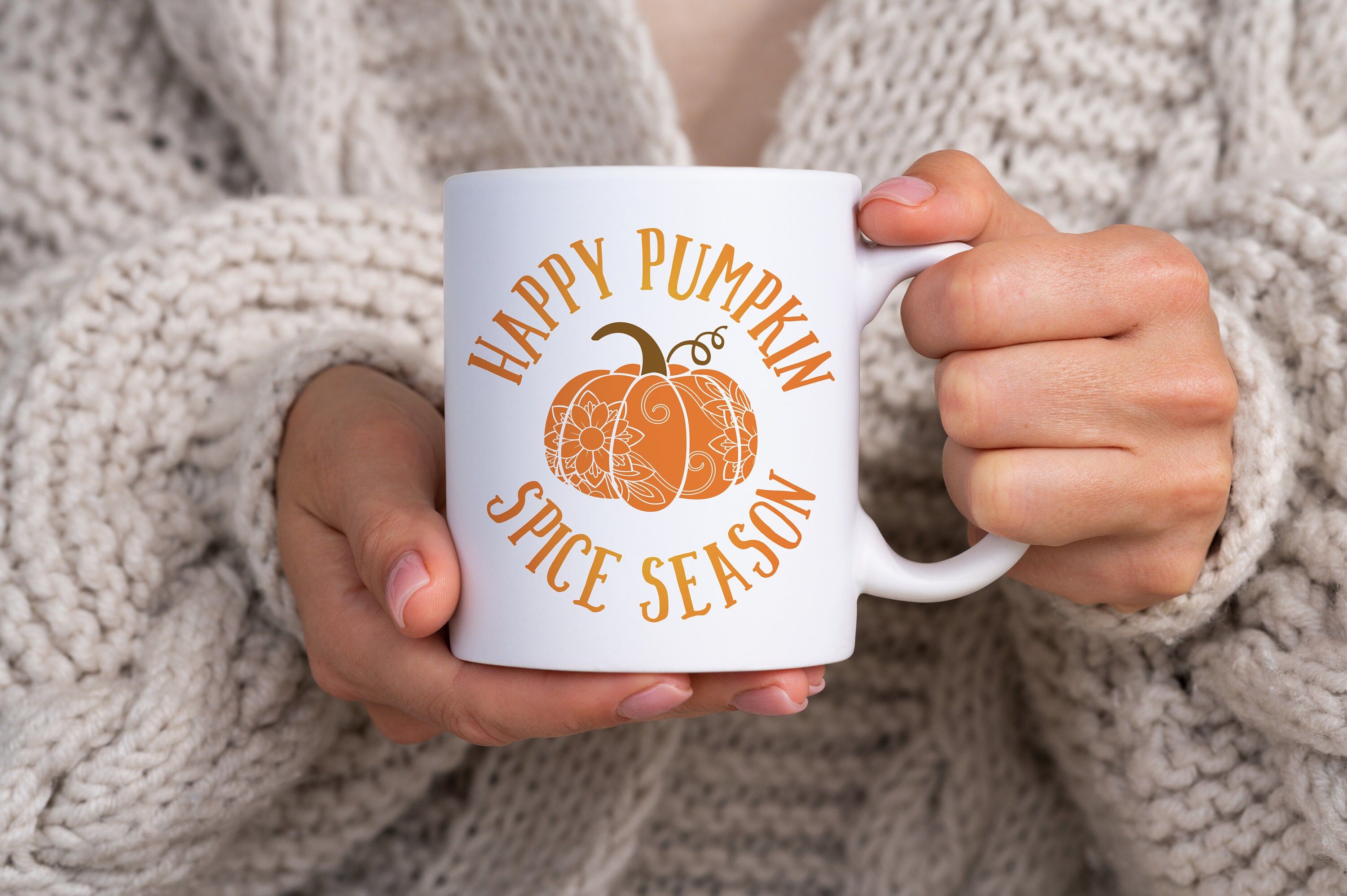Pumpkin Spice Mug, Happy Pumpkin Spice Season, Fall Coffee Mug, Happy Fall Y'all Mug, Autumn Mug,... | Etsy (US)