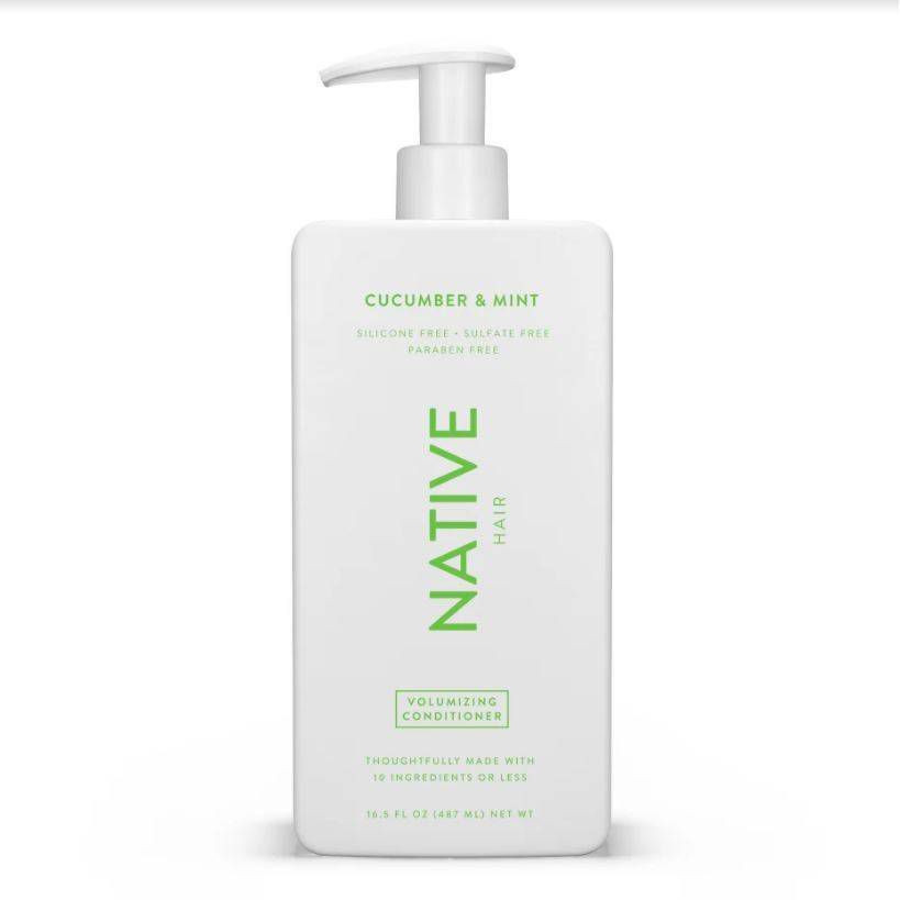 Native Vegan Cucumber & Mint Natural Volume Conditioner, Clean, Sulfate, Paraben and Silicone Fre... | Target