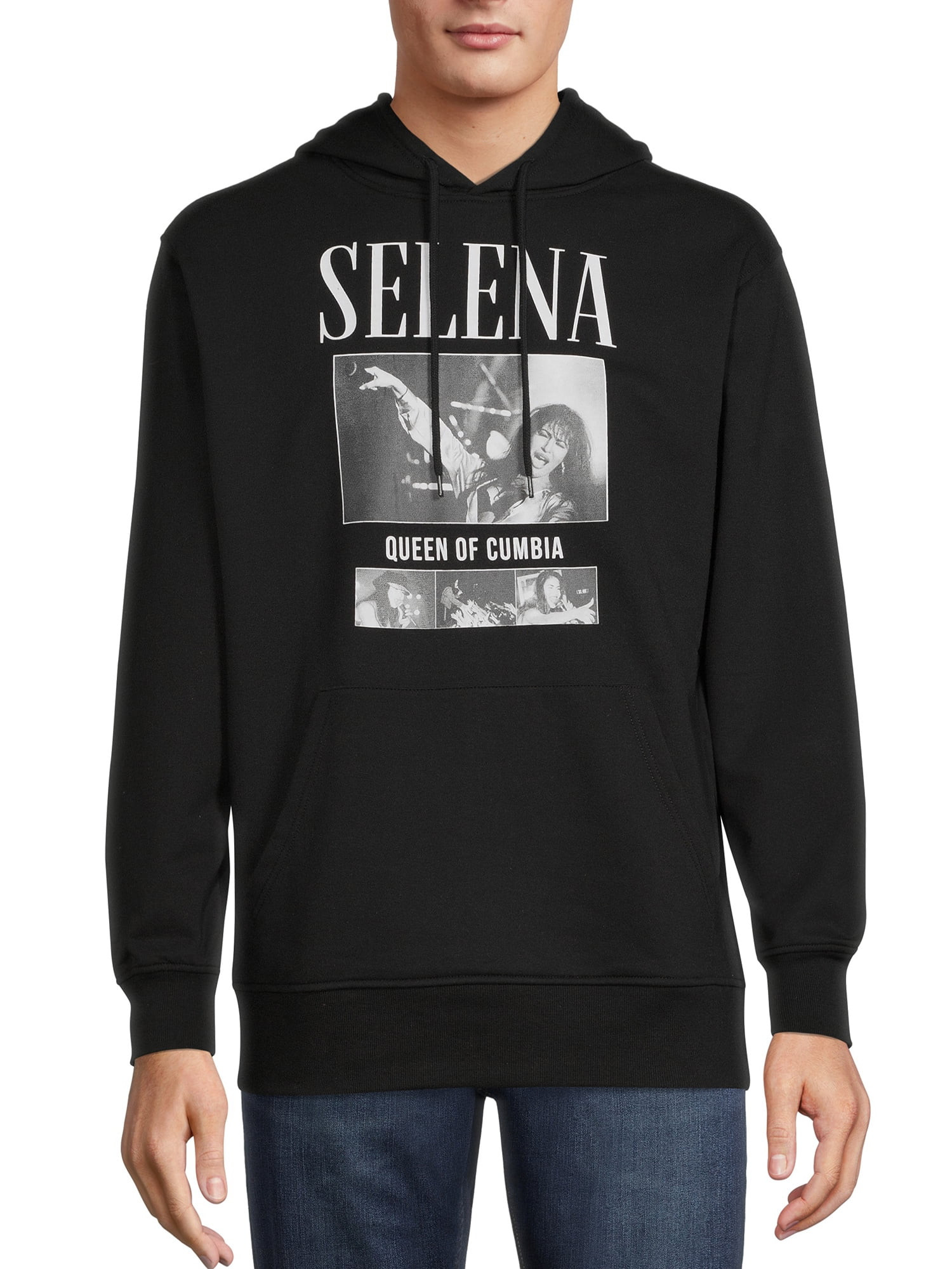 Selena Queen of Cumbia Men's and Big Men's Fleece Graphic Hoodie - Walmart.com | Walmart (US)
