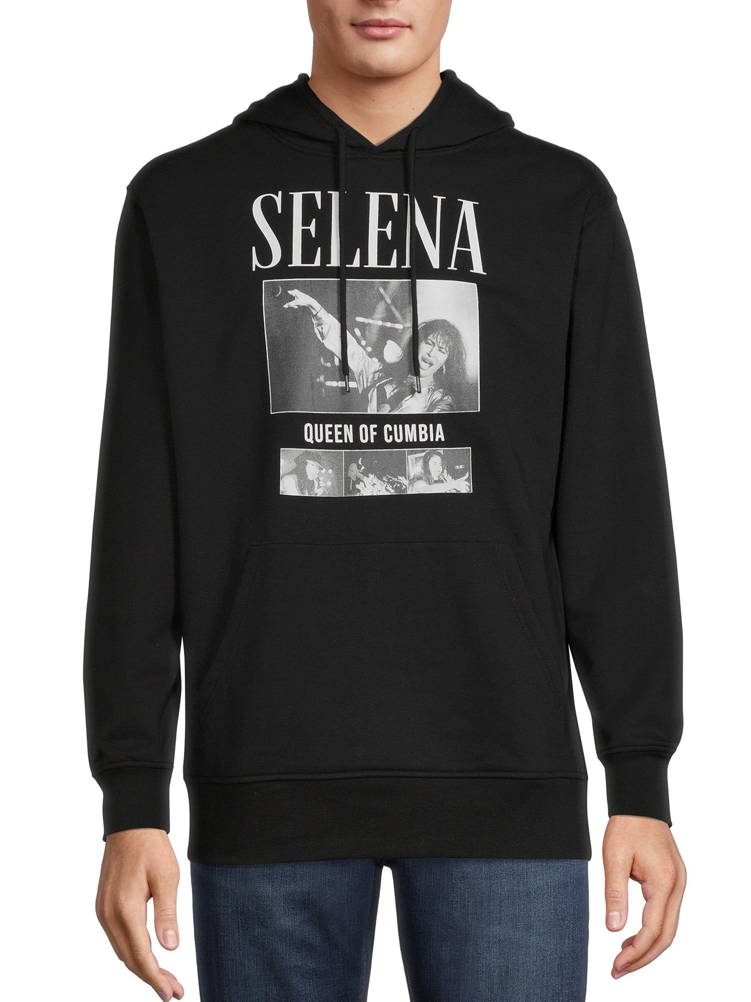 Selena Queen of Cumbia Men's and Big Men's Fleece Graphic Hoodie - Walmart.com | Walmart (US)