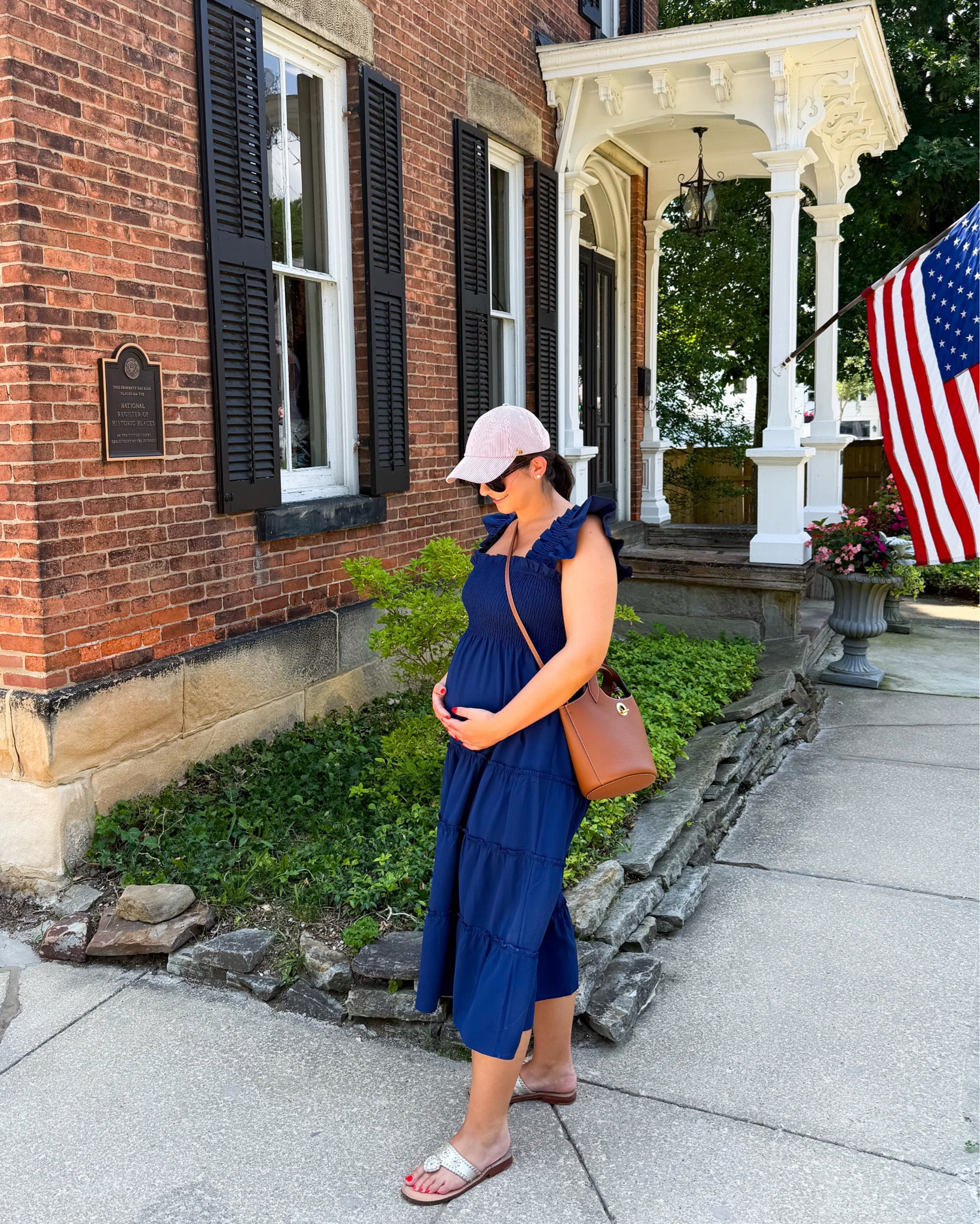 The three things that got me through the 4th of July heatwave while 6 months pregnant: @shopchord seersucker hat, @hillhouse nap dress, and strawberry shortcake🍓💙🇺🇸 #4thofjuly #pregnancyoutfit #hillhouse

#LTKBump #LTKootd #LTKBaby