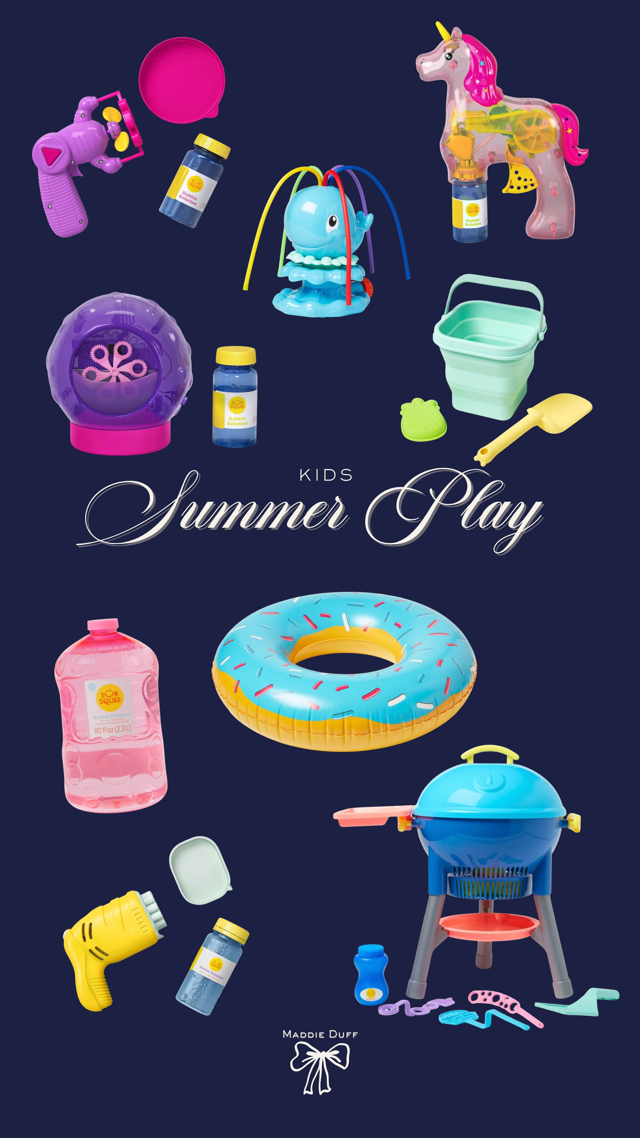 We love bubbles in the summer and the girls would love this unicorn bubble blower!

summer toys for kids, summer activities for kids, outdoor toys for kids 

 #LTKSeasonal #LTKKids