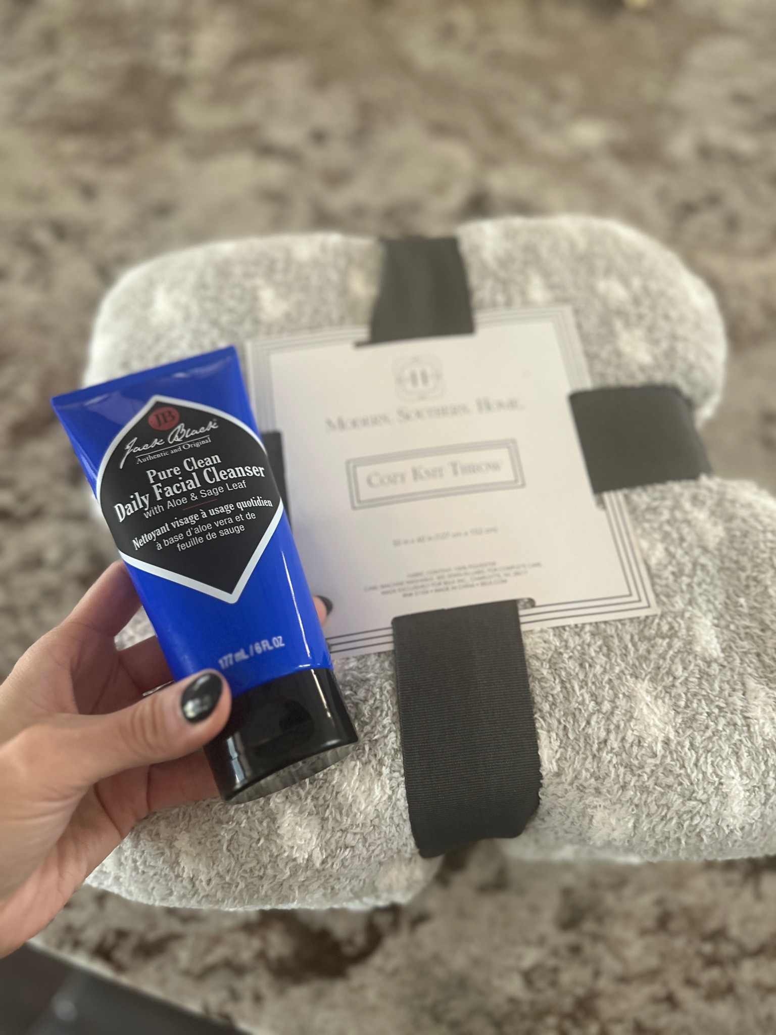 New throw blanket and face wash for Paul from Belk! The blanket is so soft and on sale for $40! #belkfinds

#LTKsalealert #LTKfindsunder50 #LTKbeauty