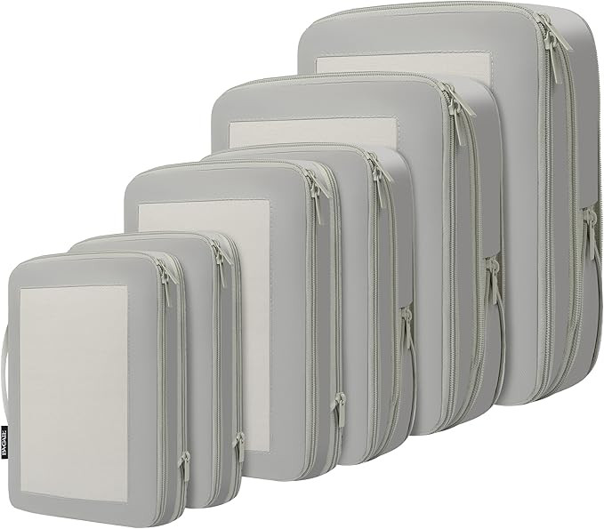 BAGAIL 4 Set/6 Set/8 Set Compression Packing Cubes Travel Accessories Expandable Packing Organize... | Amazon (US)