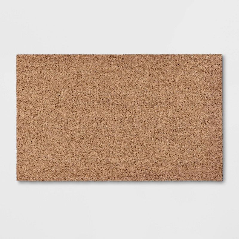 1'6"x2'6" Solid Doormat Beige - Room Essentials™ | Target