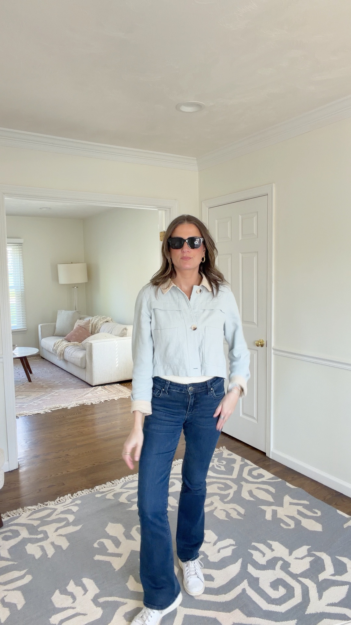 Outfit of the day! Showing you how I styled this cute linen jacket. I’m in a size medium. My free people tank is a size M/L.

#LTKOver40 #LTKootd #LTKgrwm