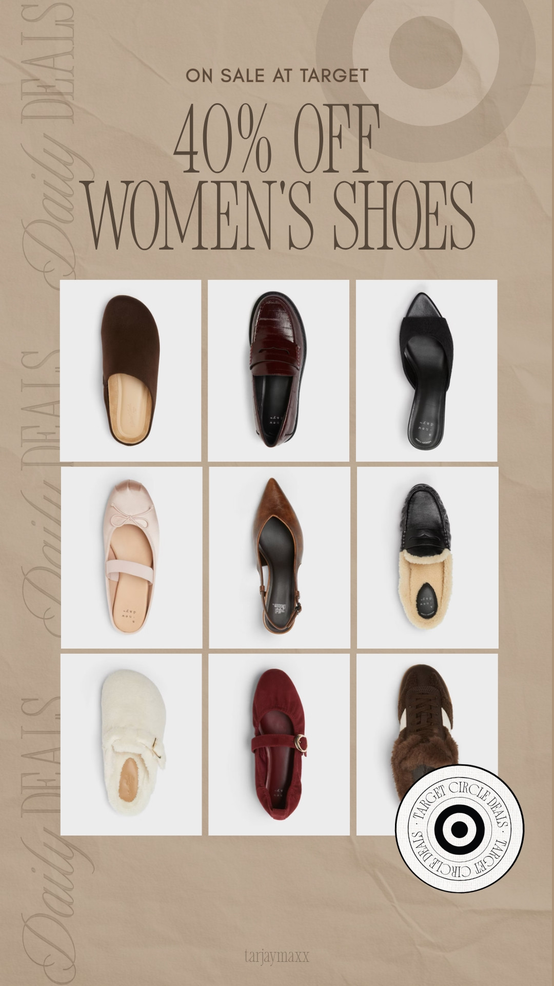 Target Circle Deal Days shoe deals are so good! Save 40% on select women’s shoes, including loafers, ballet flats, Mary Janes, mules and cozy fall shoes. Shop my favorite Target shoe deals October 6–7 while these fall styles are marked down! fall outfits women over 50, fall wedding guest dresses, fall dresses, wedding guest dress summer, date night outfits, fall fashion hauls, halloween decorations, fall decor, fall shoes, country concert outfits 

 #LTKootd #LTKSeasonal #LTKSaleAlert