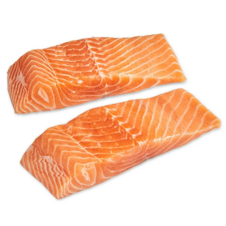 Fresh Skinless Atlantic Salmon Portions, 0.95 - 1.05 lb - Walmart.com | Walmart (US)
