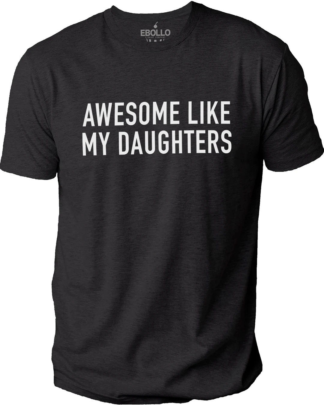 Fathers Day Gift Awesome Like My Daughters Shirt Funny Shirt Men Gift From Daughter Dad Shirt Hus... | Etsy (US)