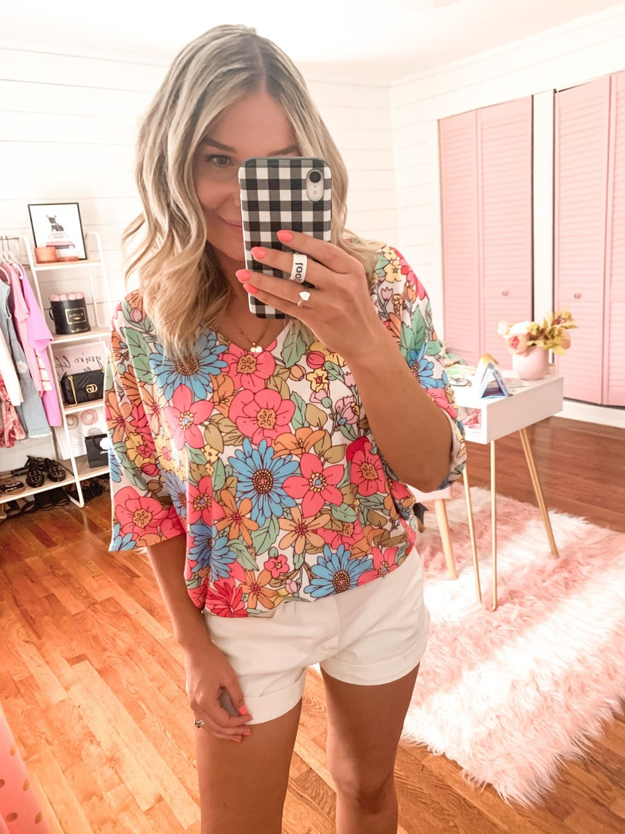 Floral Top | Shop Jen Miracle LLC