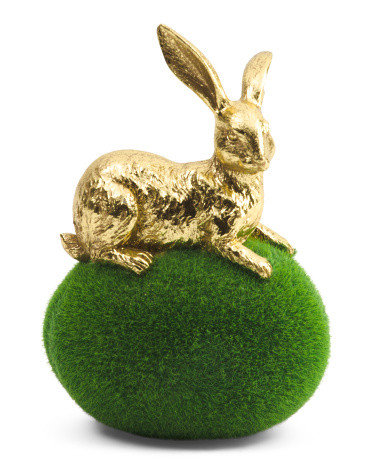 Bunny On Flocked Egg Decor | Easter | Marshalls | Marshalls