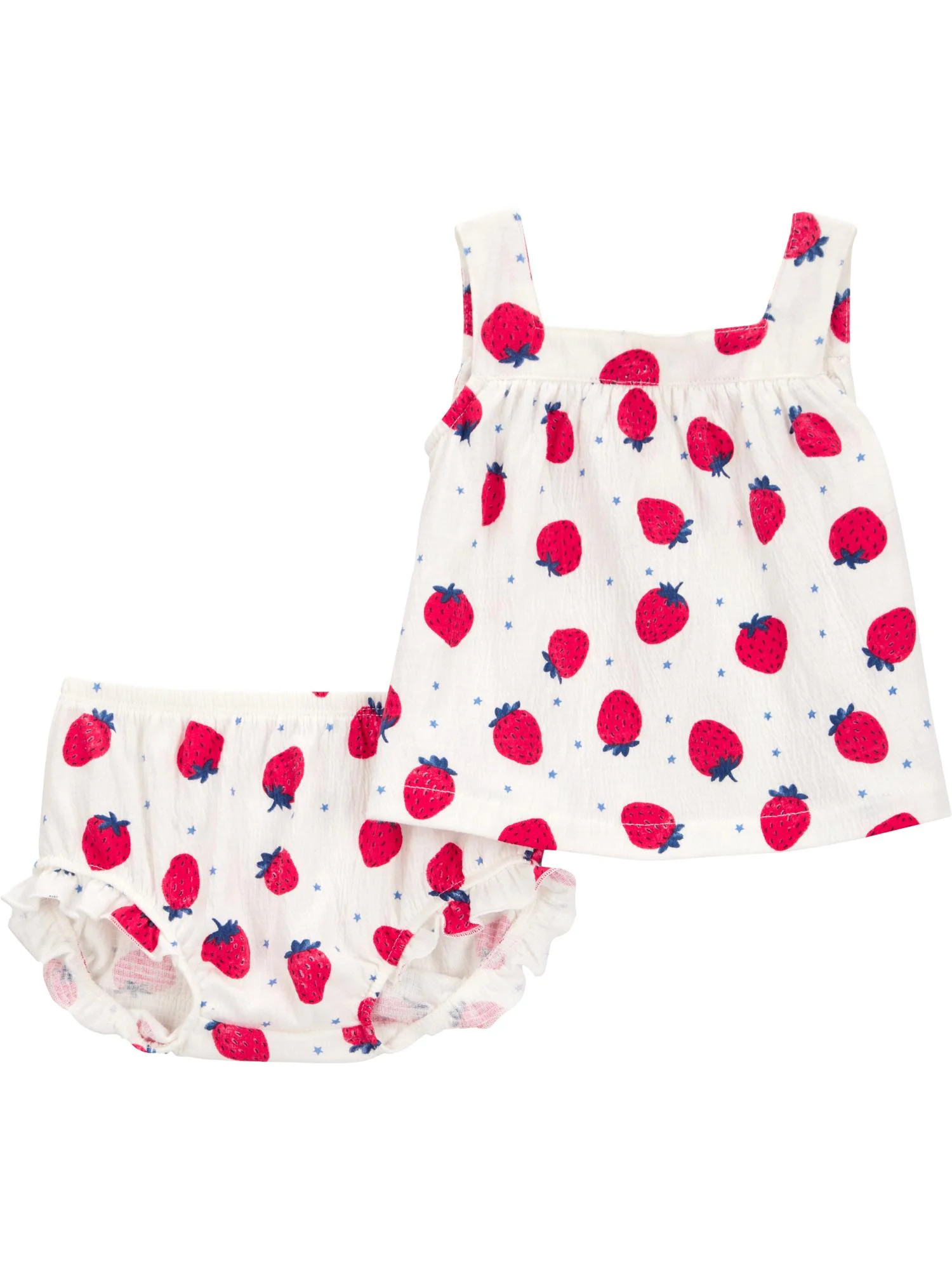 Carter's Child of Mine Baby Girl Patriotic Outfit Set, 2-Piece, Sizes Newborn-12 Months - Walmart... | Walmart (US)