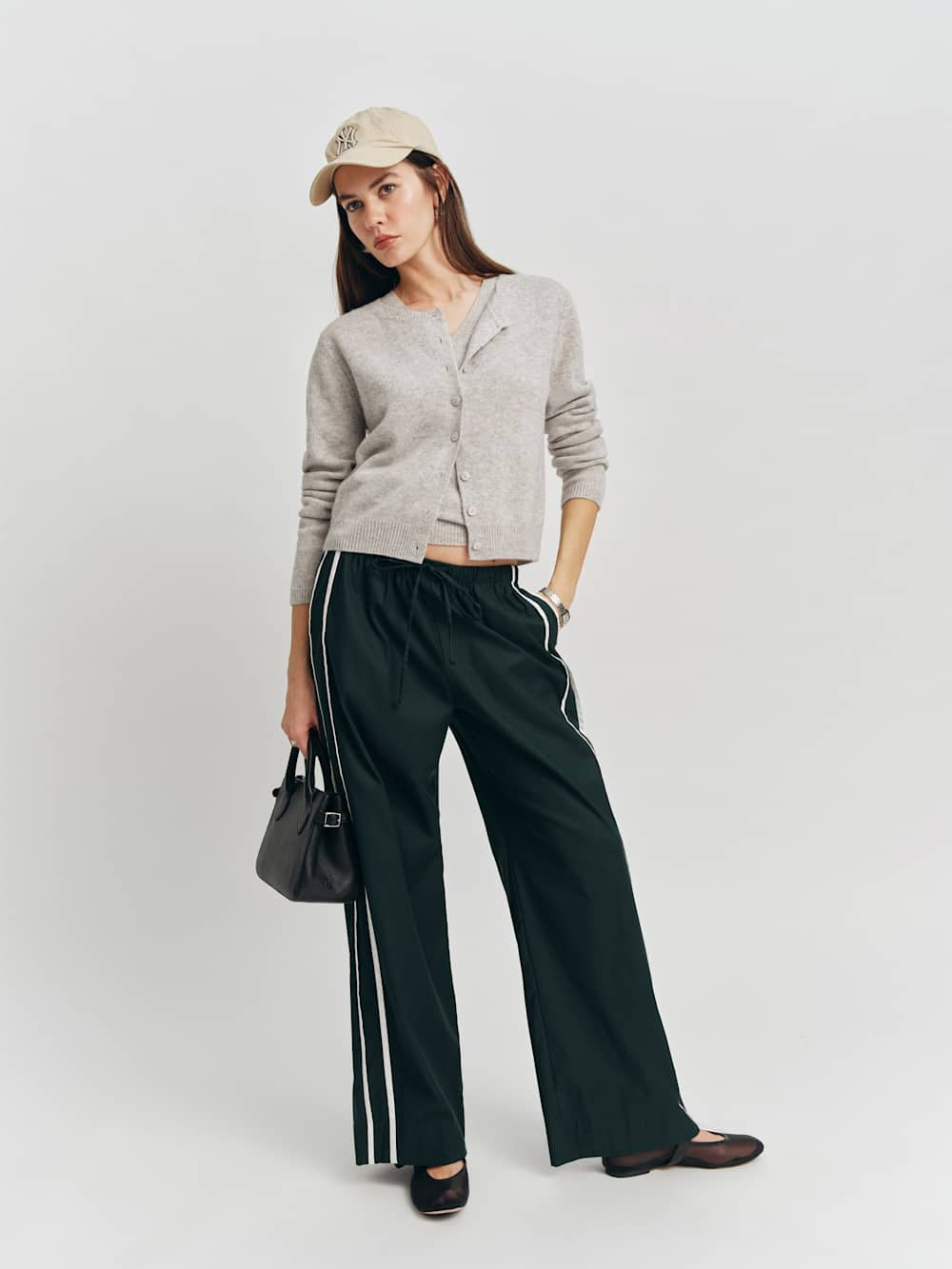 Clara Cashmere Crew Cardigan | Reformation (Global)