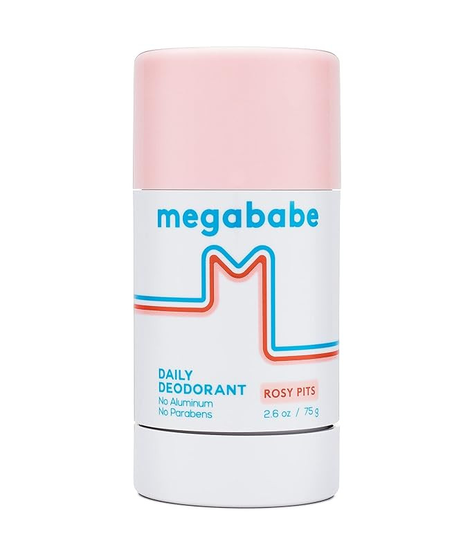 Megababe Daily Deodorant - Rosy Pits | Aluminum-Free, Clear & Clean | Free from Parabens, Sulfate... | Amazon (US)