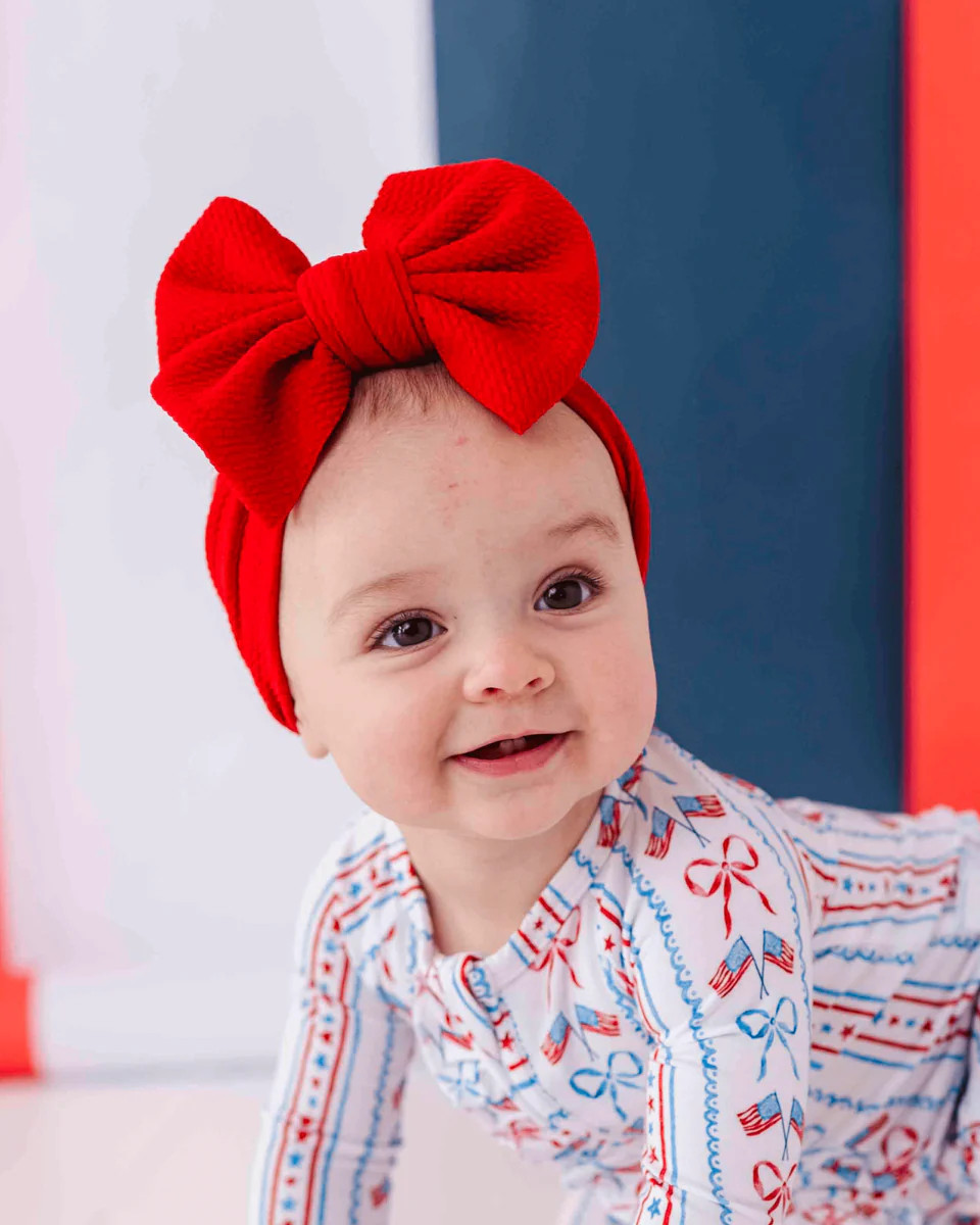 Red Biggie Bow | Bums & Roses