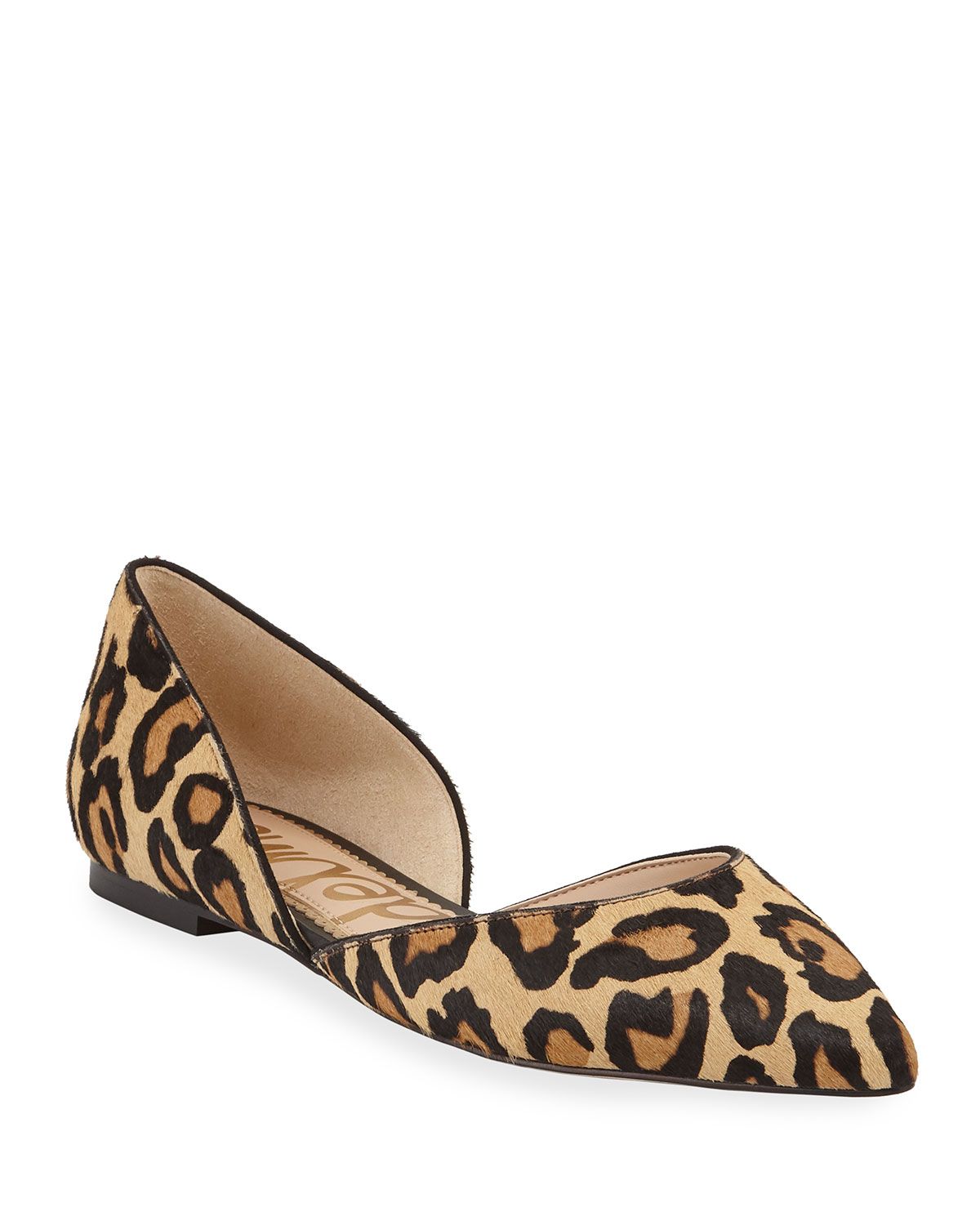 Rodney Pointed-Toe Leopard Flats | Neiman Marcus