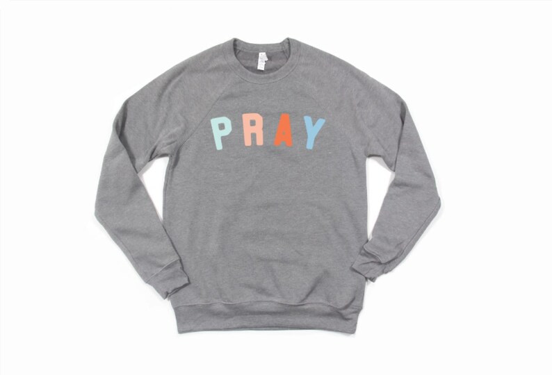 Women’s Christian “Pray” Sweatshirt | Etsy (US)
