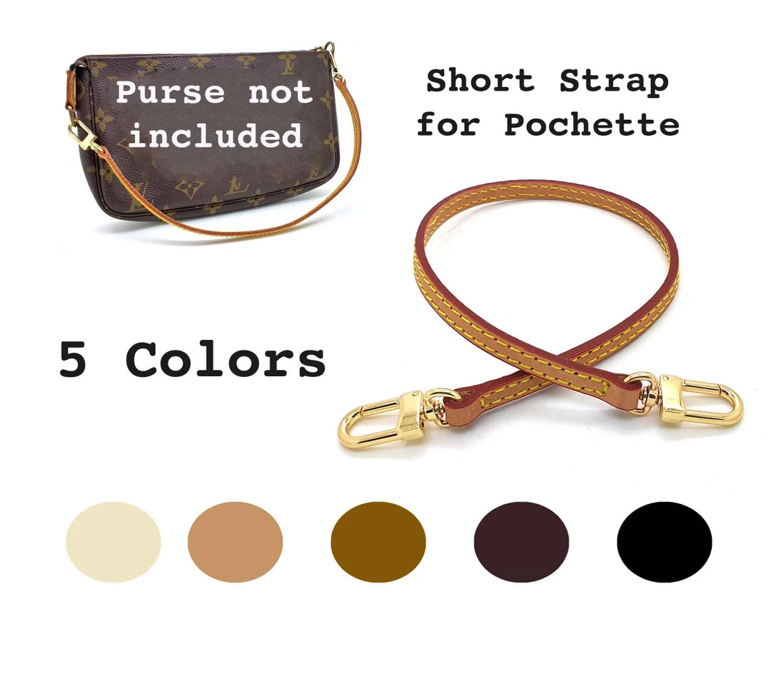 Genuine Vachetta Leather Shoulder Strap for Pochette Accessoires Strap Bag Bags Purse Handle Stra... | Etsy (US)