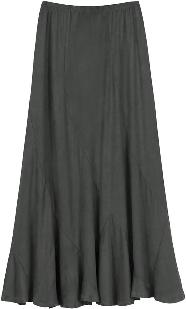 Urban CoCo Women's Vintage Elastic Waist A-Line Long Midi Skirt | Amazon (US)