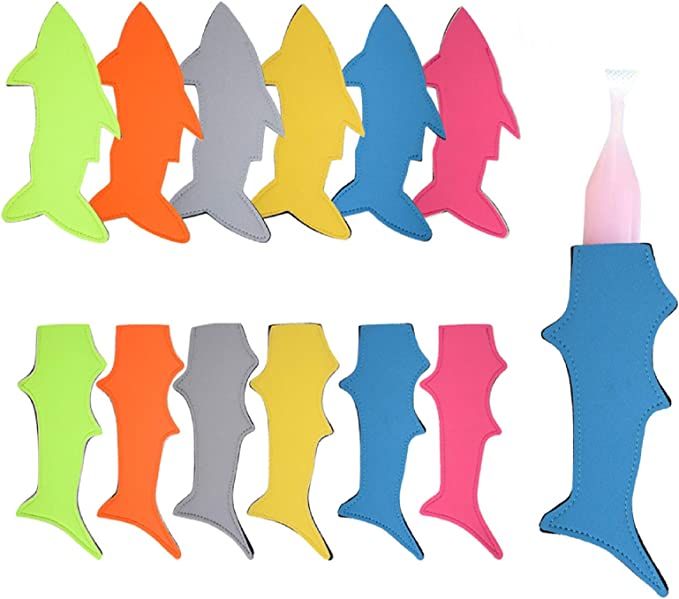 Popsicle Bags Popsicle Holder, Ice Pop Holder Sleeves Freezer Reusable Popsicles Covers Shark Pop... | Amazon (US)