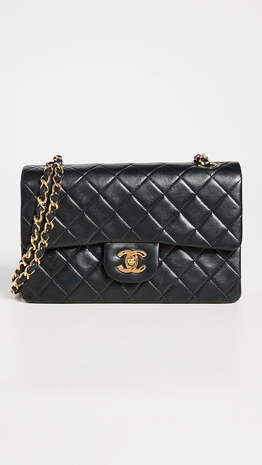 Chanel Black Lambskin 2.55 9" Bag | Shopbop