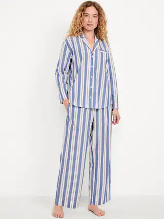 Poplin Pajama Pant Set | Old Navy (CA)