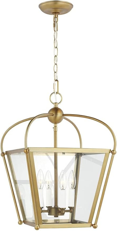 Generation Lighting 4-Light Charleston Pendant Light Fixture (Satin Brass) 5191004-848 | Modern C... | Amazon (US)