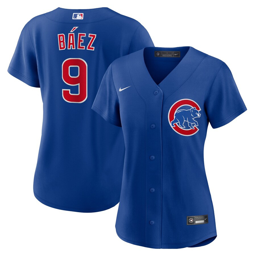 Javier Baez Chicago Cubs Nike Women's Alternate 2020 Replica Player Jersey - Royal | Fanatics