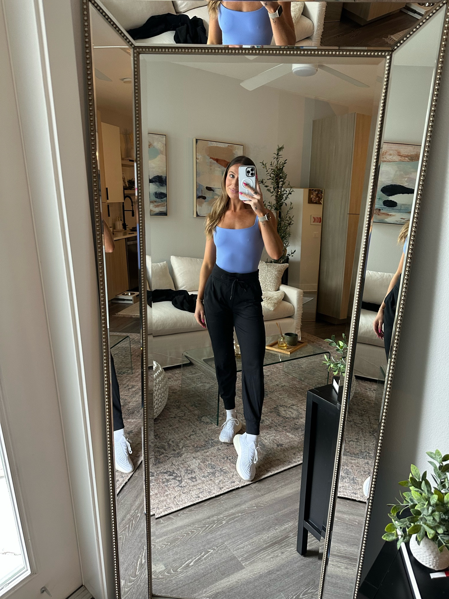 Bodysuit: small
Joggers: size 4
Shoes: true to size



#LTKfit #LTKunder100 #LTKstyletip