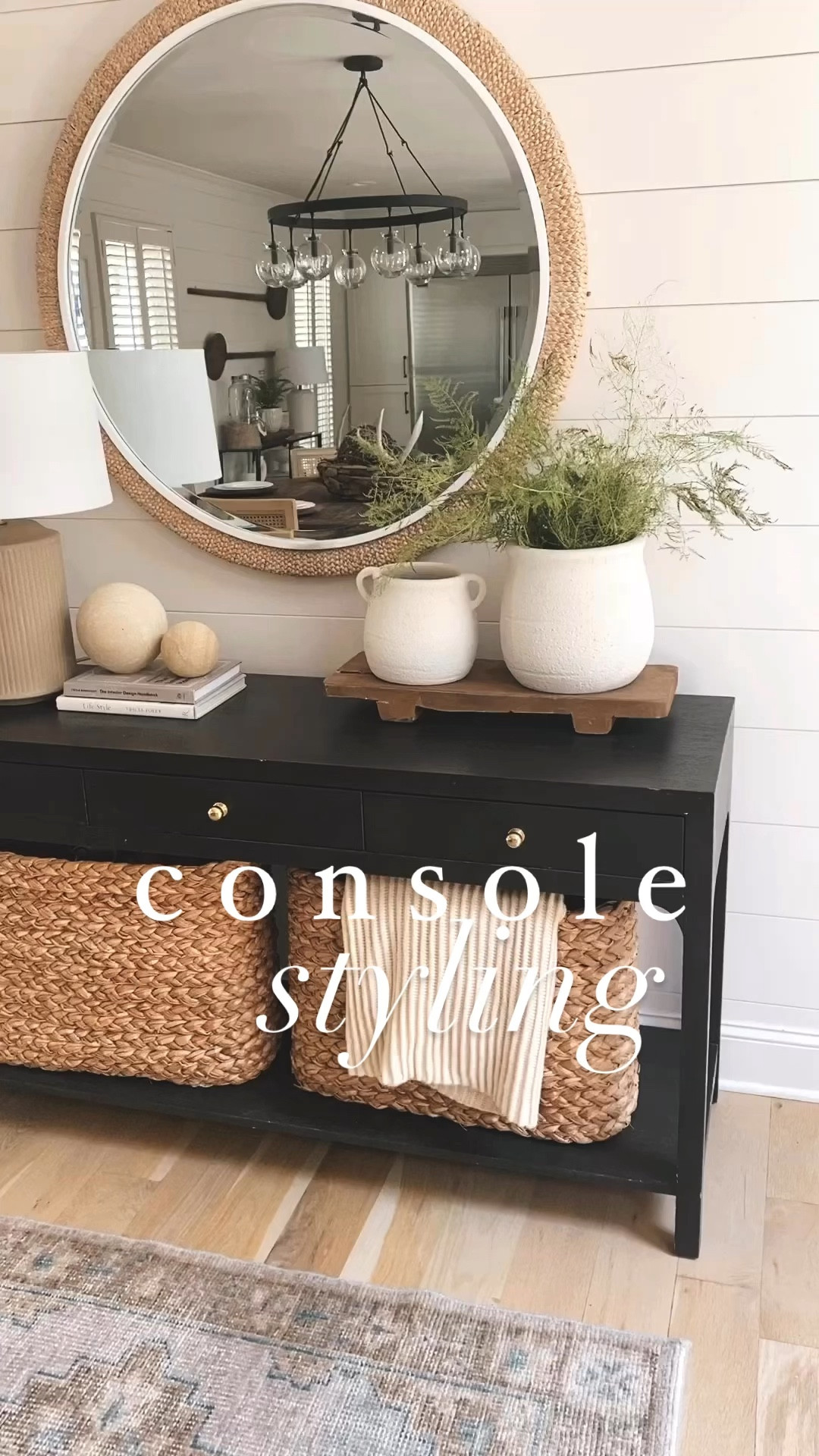 Console styling, how to style a console, console inspo, console styling, entryway inspo, entryway decor 

#LTKStyleTip #LTKVideo #LTKHome