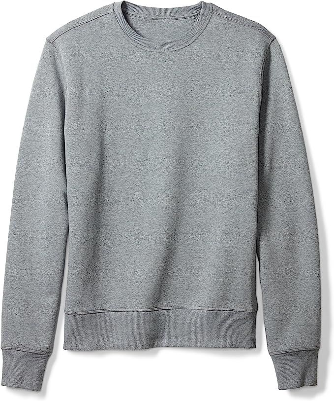 Amazon Essentials Men's Long-Sleeve Crewneck Fleece Sweatshirt | Amazon (US)