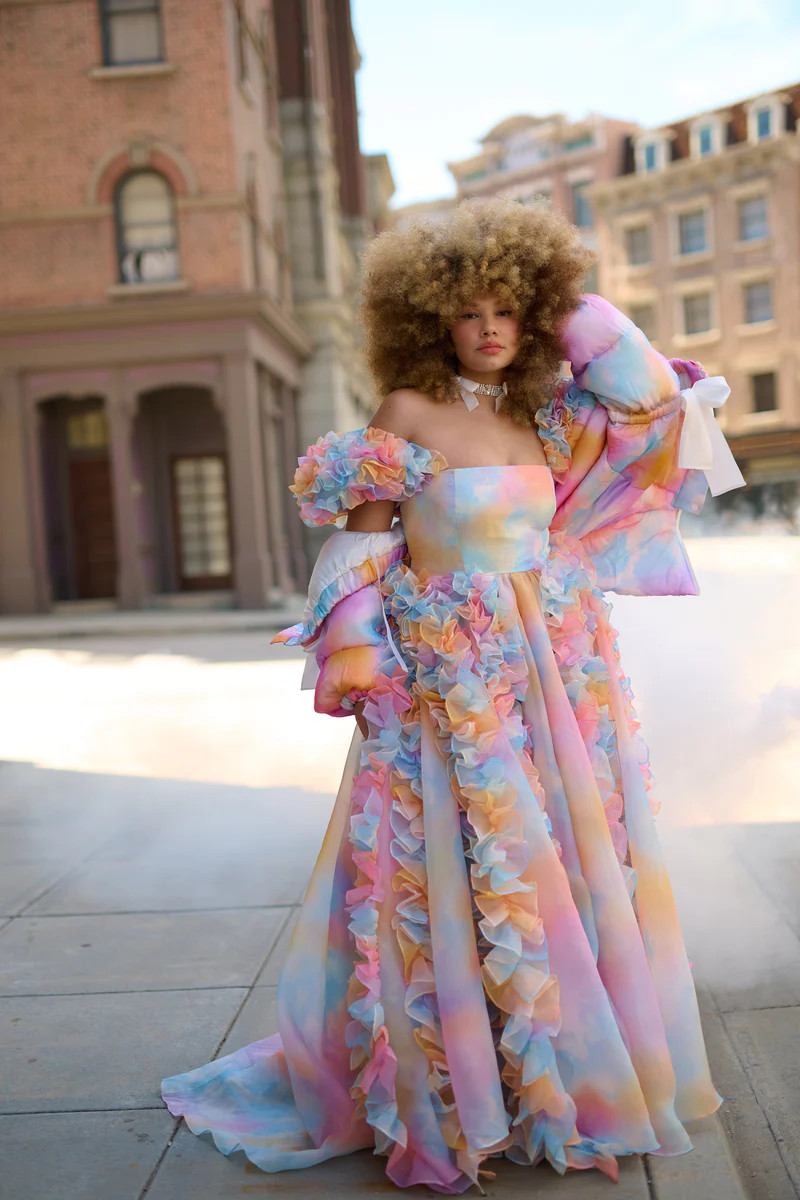 The Dopamine Flower Gown | Selkie Collection