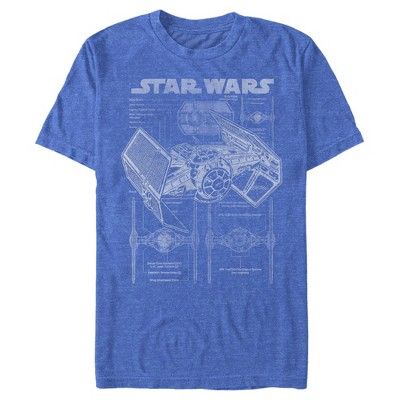 Men's Star Wars TIE Fighterprint T-Shirt | Target