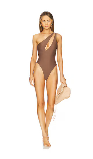 Lovers and Friends Level Up One Piece in Brown. - size M | Revolve Clothing (Global)