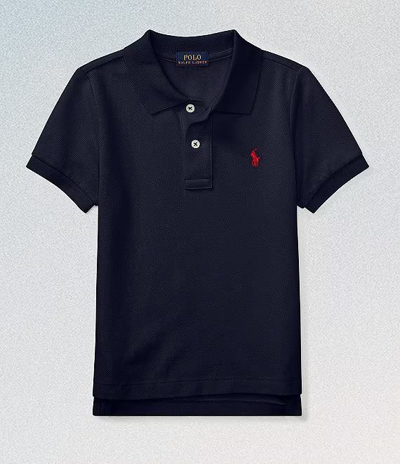 Little Boys 2T-7 Short Sleeve Essential Mesh Polo Shirt | Dillard's