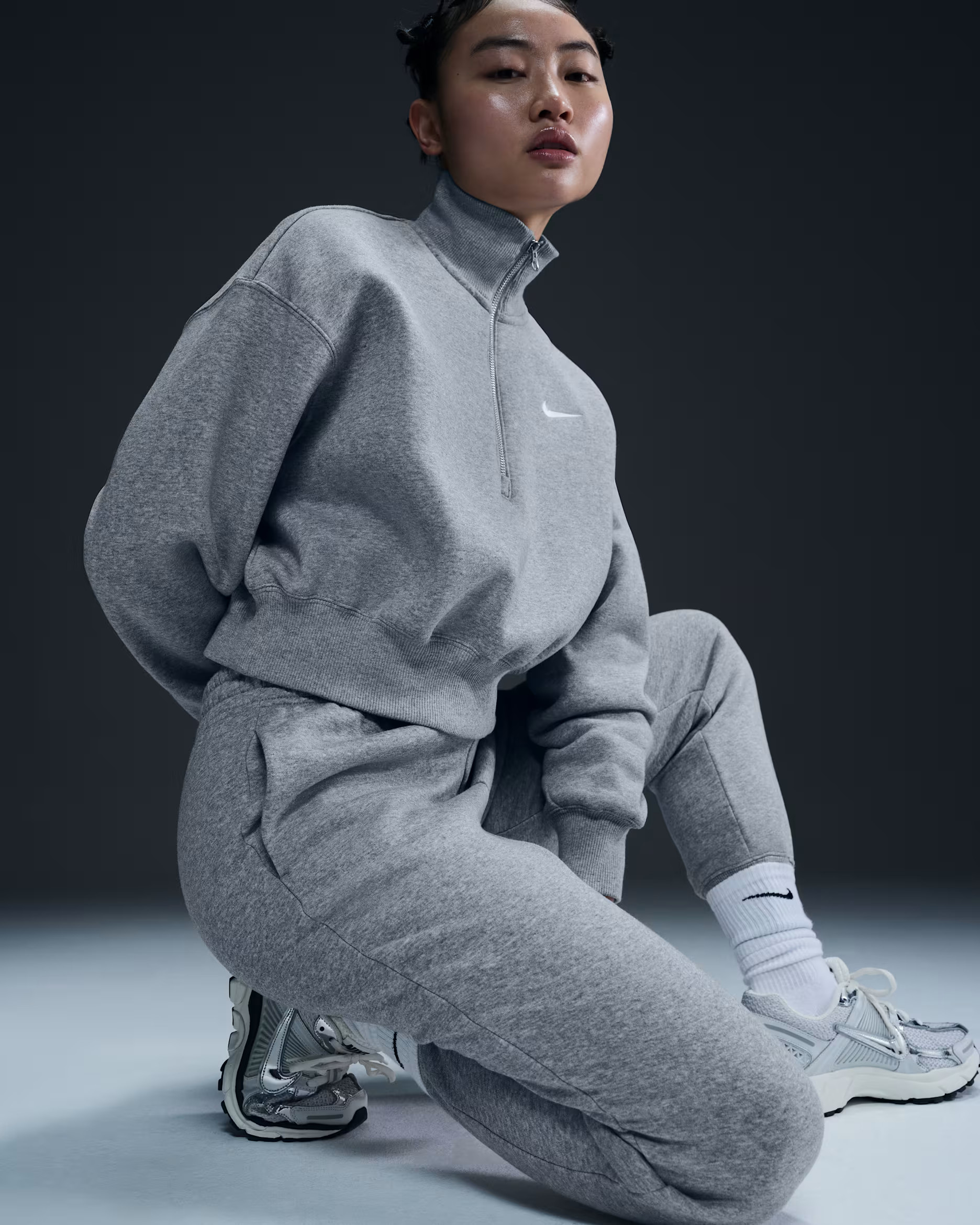 Nike Sportswear Phoenix Fleece Women's 1/4-Zip Cropped Sweatshirt | Nike (US)