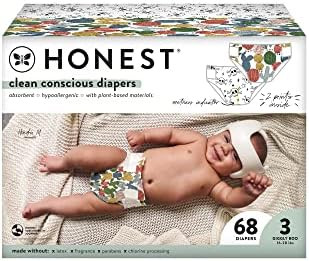 The Honest Company Clean Conscious Diapers | Plant-Based, Sustainable | Cactus Cuties + Skulls | ... | Amazon (US)