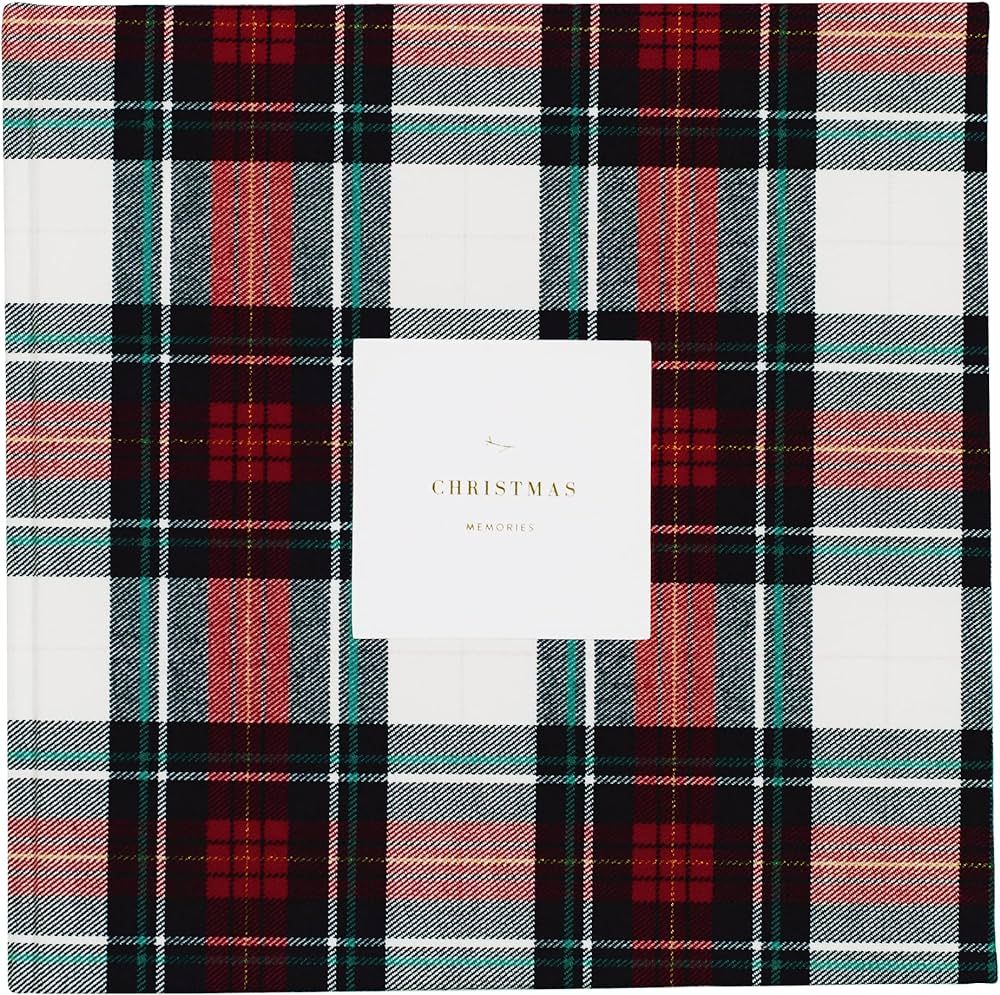 Promptly Journals, Our Christmas Memories: A Family Traditions Keepsake (Tartan, Red, Linen) | 30... | Amazon (US)