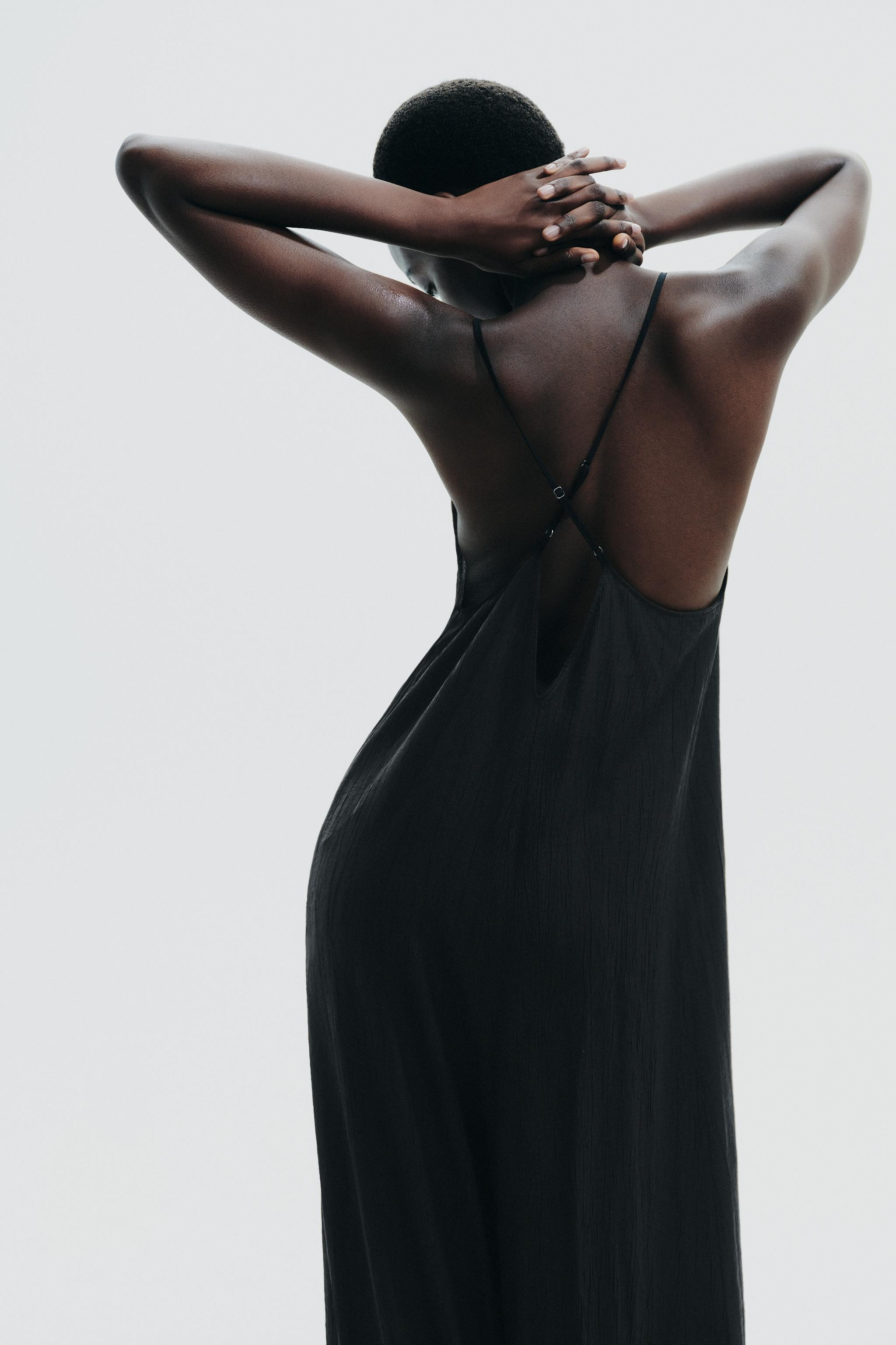 FLOWY TEXTURED JUMPSUIT | Zara UK